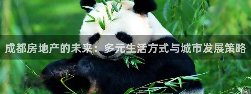 天狮娱乐平台注册：成都房地产的未来：多元生活方式与城市发展策