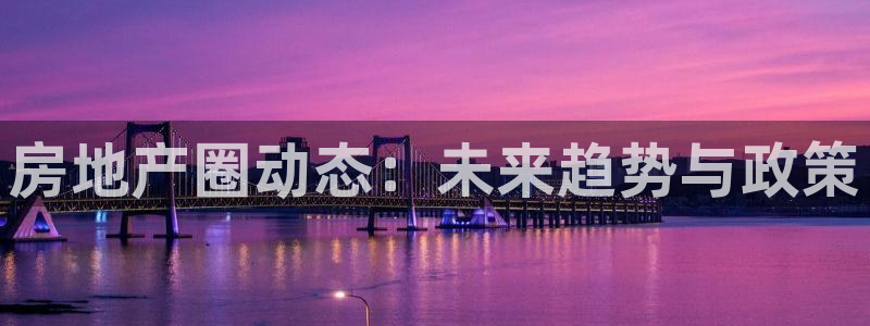 天狮娱乐然：房地产圈动态：未来趋势与政策
