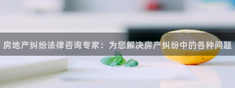 天狮娱乐然：房地产纠纷法律咨询专家：为您解决房产纠纷中的各种