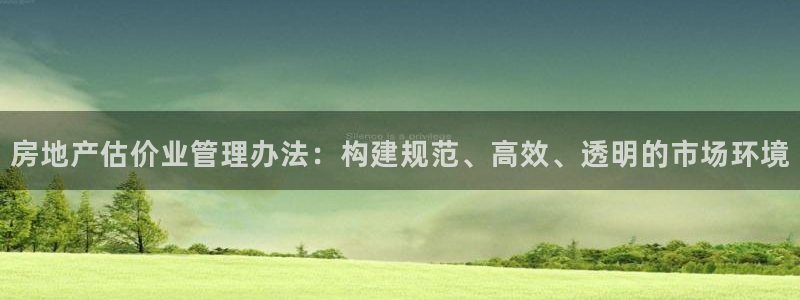 天狮娱乐资金安全吗：房地产估价业管理办法：构建规范、高效、透