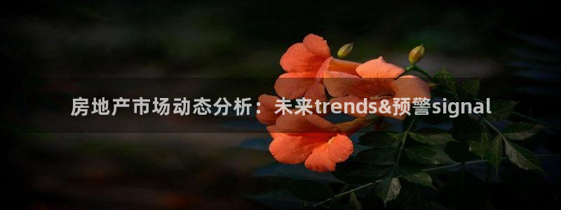 天狮娱乐是赌博吗：房地产市场动态分析：未来trends&预警