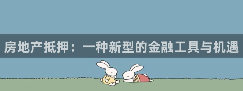 天狮国际娱乐平台：房地产抵押：一种新型的金融工具与机遇